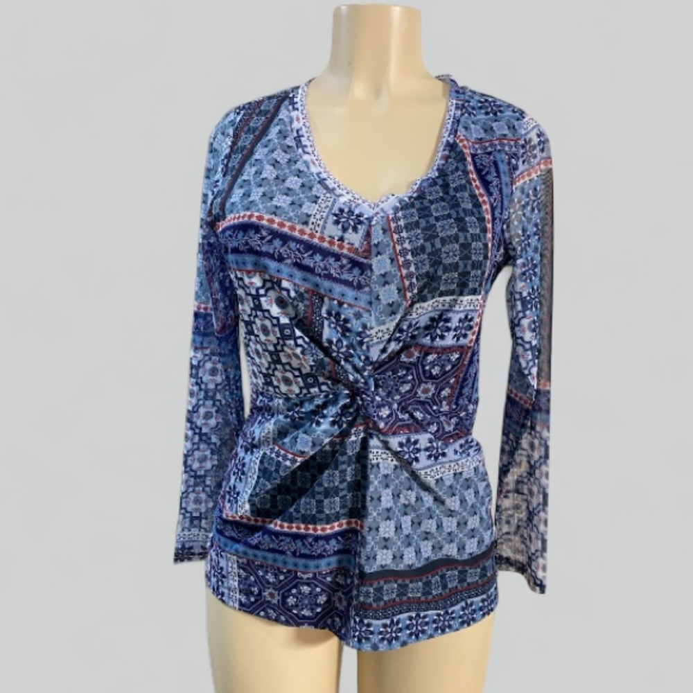 Daily Thread Long Sleeve Twist Poplin Shirt